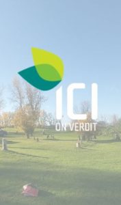 Logo superposé ICI on verdit