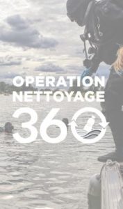 Logo superposé Opération nettoyage 360