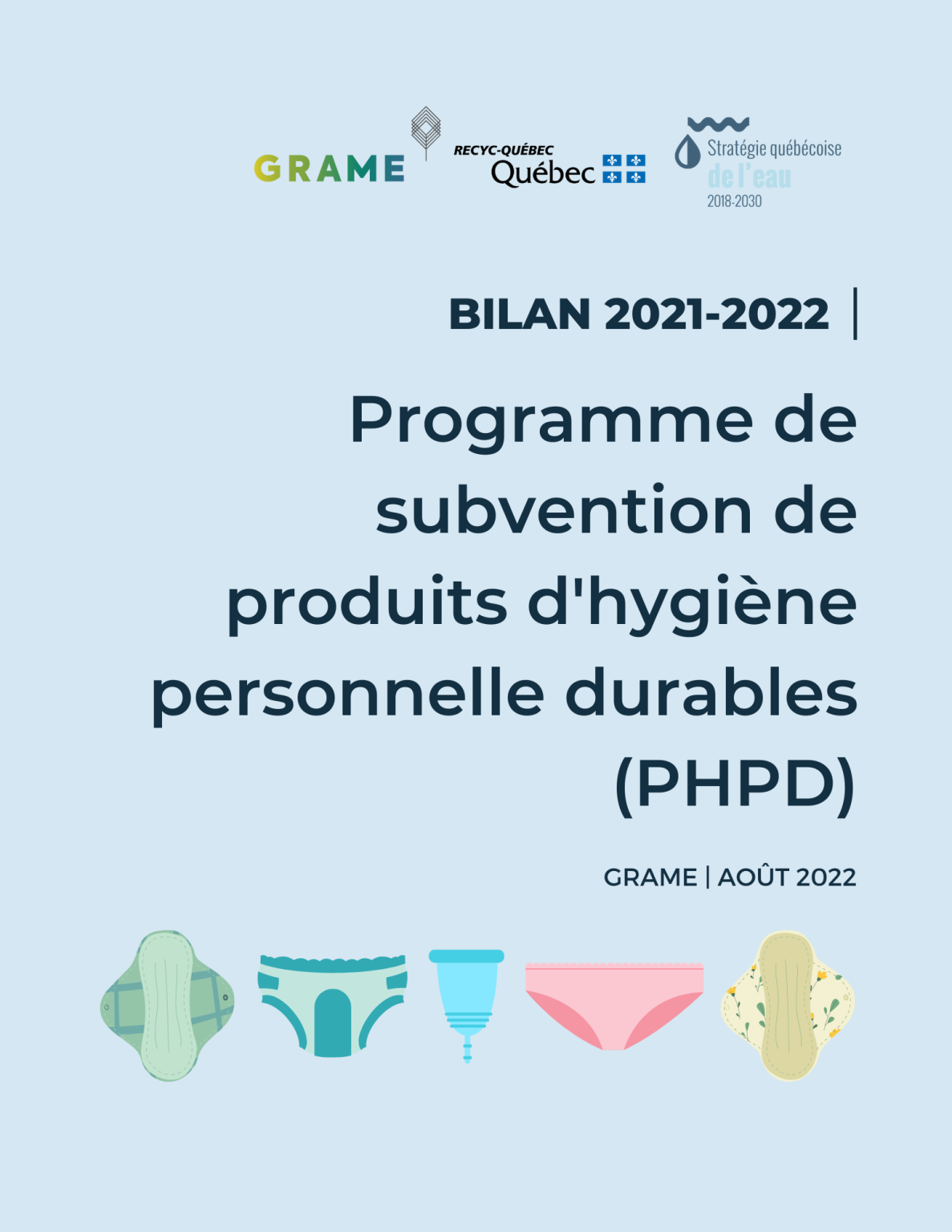Bilan 2021-2022 - Programme de subvention PHPD