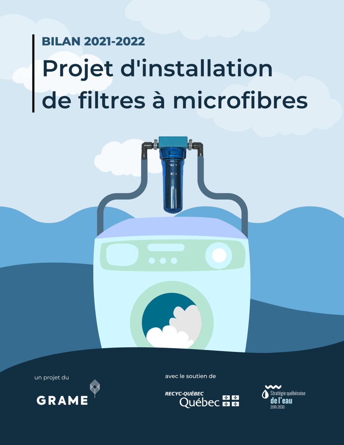 Bilan 2021-2022 - Projet d'installation de filtres à microfibres