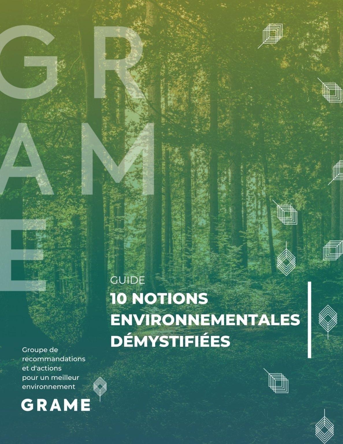 Guide 10 notions démystifiées sur l'environnement