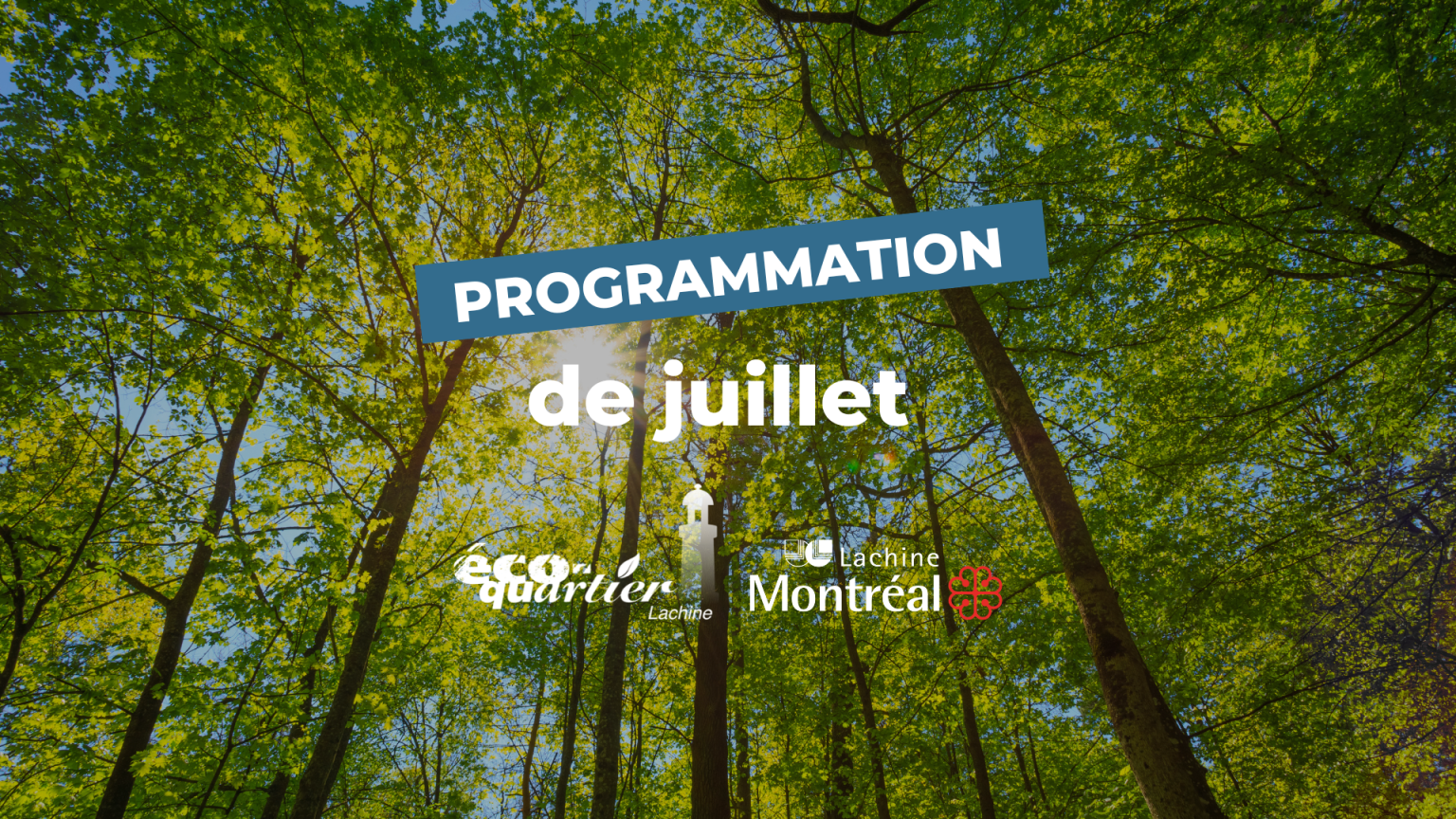 Programmation Éco-quartier Lachine : Juillet